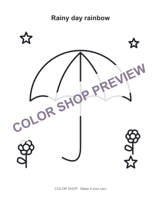 Inside The Big Colour Book: Rainy day rainbow
