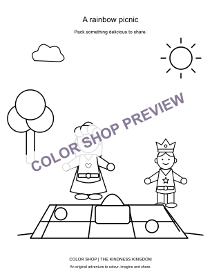 Preview: A rainbow picnic